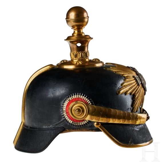 A helmet for Saxon Field Artillery Reserve Officers