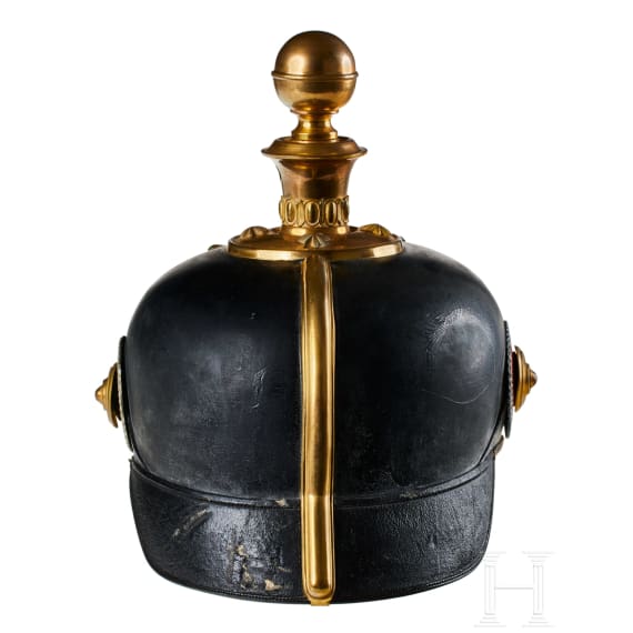 A helmet for Saxon Field Artillery Reserve Officers