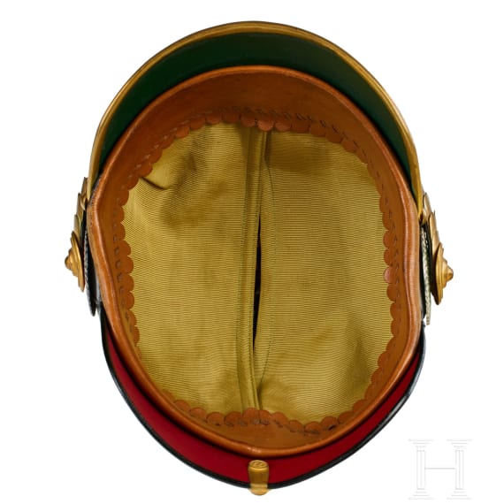 A helmet for Saxon Field Artillery Reserve Officers
