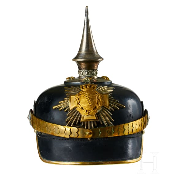 A helmet for Saxon Pioneer Reserve Officers