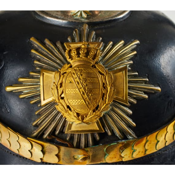 A helmet for Saxon Pioneer Reserve Officers
