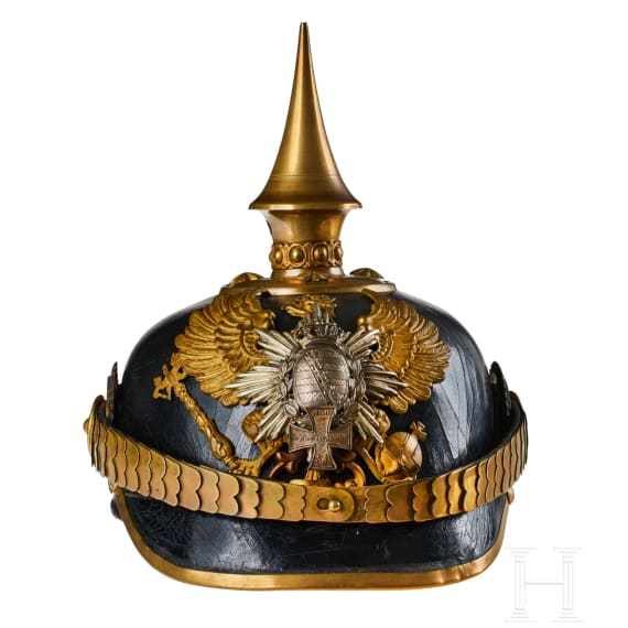 A helmet for IR 95 Saxe-Coburg and Gotha Reserve Officers