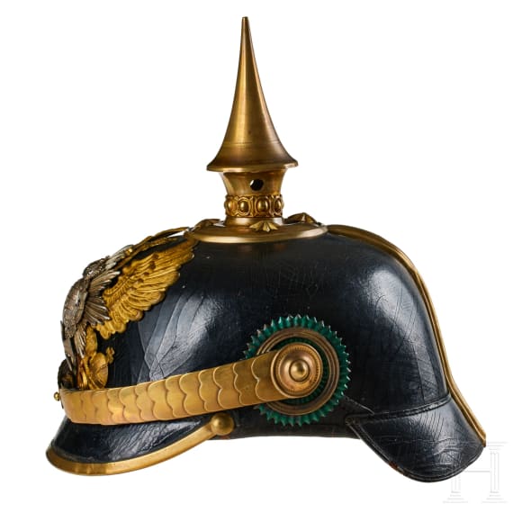 A helmet for IR 95 Saxe-Coburg and Gotha Reserve Officers
