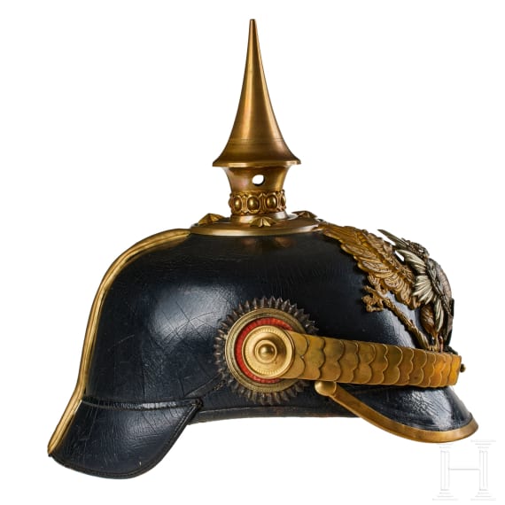 A helmet for IR 95 Saxe-Coburg and Gotha Reserve Officers