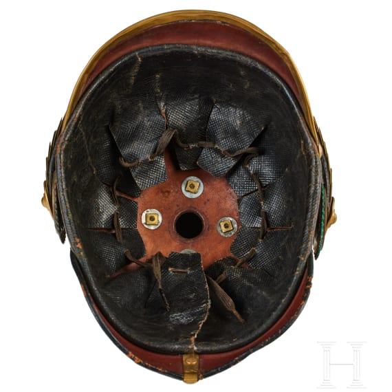 A helmet for IR 95 Saxe-Coburg and Gotha Reserve Officers