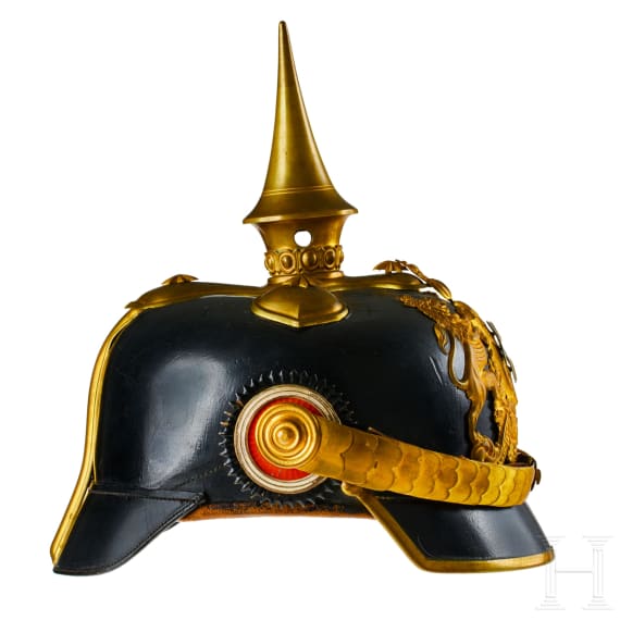A helmet for IR 122 W&uuml;rttemberg Reserve Officers