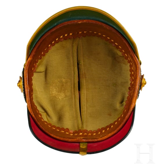 A helmet for IR 122 W&uuml;rttemberg Reserve Officers