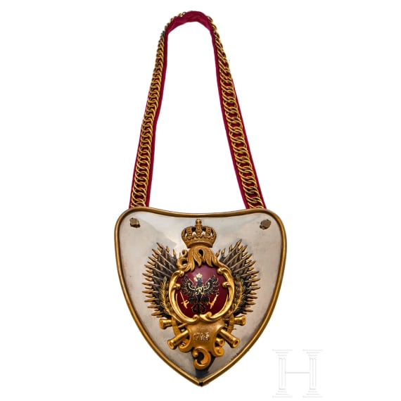 Ringkragen f&uuml;r Offiziere des Preu&szlig;ischen K&uuml;rassier-Regiments Nr. 2