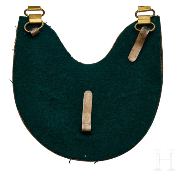 A "Ringkragen" (gorget) for Prussian 1st K&uuml;rassier Regiment Officers