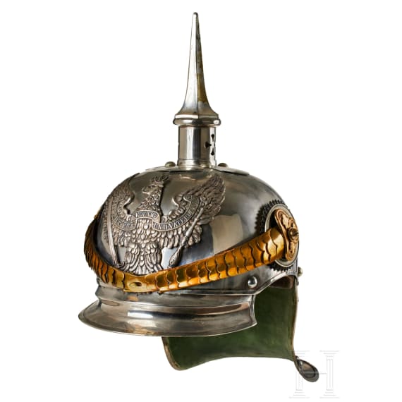 Preu&szlig;en - Helm f&uuml;r Offiziere der J&auml;ger zu Pferde (JZP), Regimenter Nr. 1 - 7