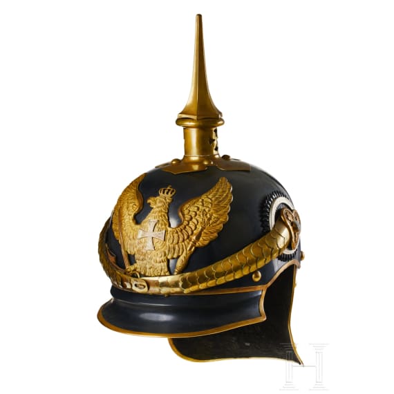 Preu&szlig;en - Helm f&uuml;r Reserveoffiziere der J&auml;ger zu Pferde (JZP), Regiment Nr. 8