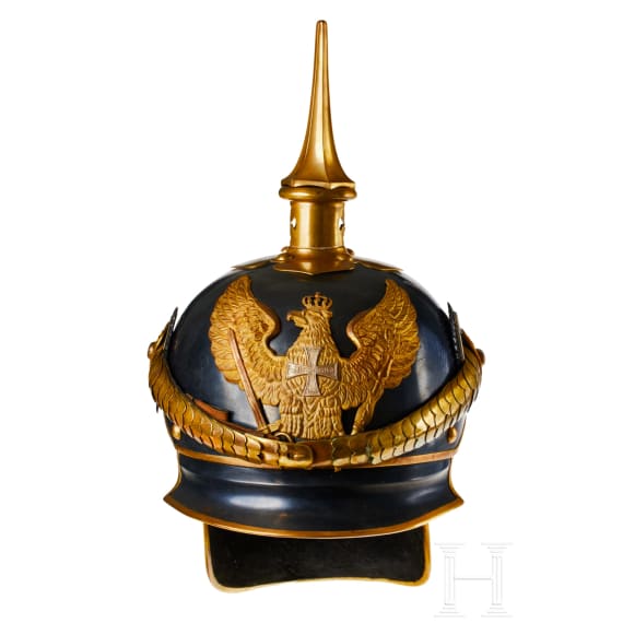 Preu&szlig;en - Helm f&uuml;r Reserveoffiziere der J&auml;ger zu Pferde (JZP), Regiment Nr. 8