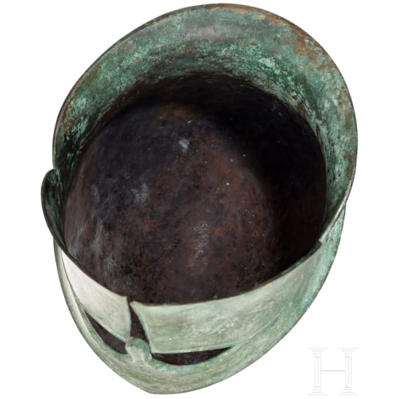 Hochwertige Kopie eines korinthischen Helmes aus Bronze