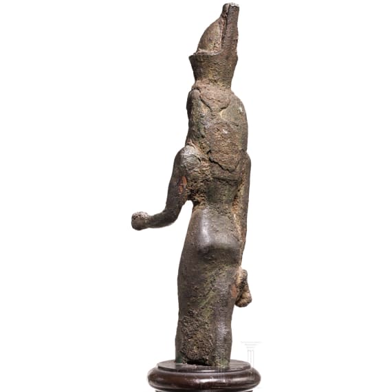 A bronze statuette of the goddess Mut, Late Period, mid-1st millennium B.C.