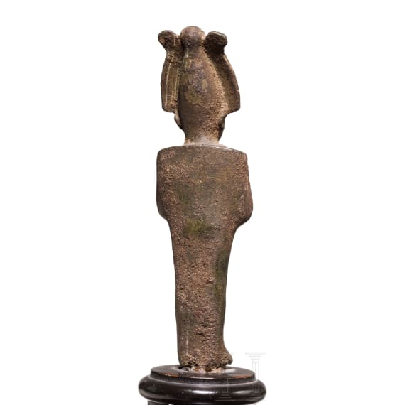 A bronze statuette of Osiris, Late Period, mid-1st millennium B.C.