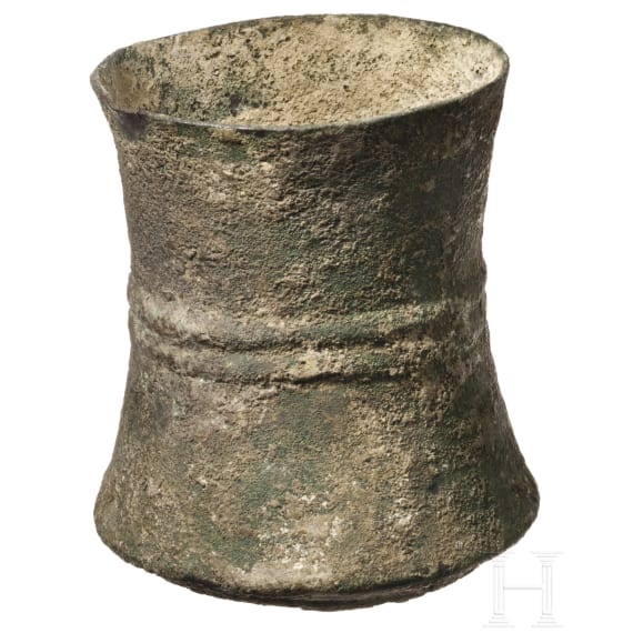 Two Near Eastern bronze cups, early 1st millennium B.C.