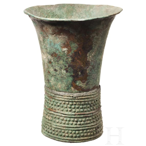 Two Near Eastern bronze cups, early 1st millennium B.C.
