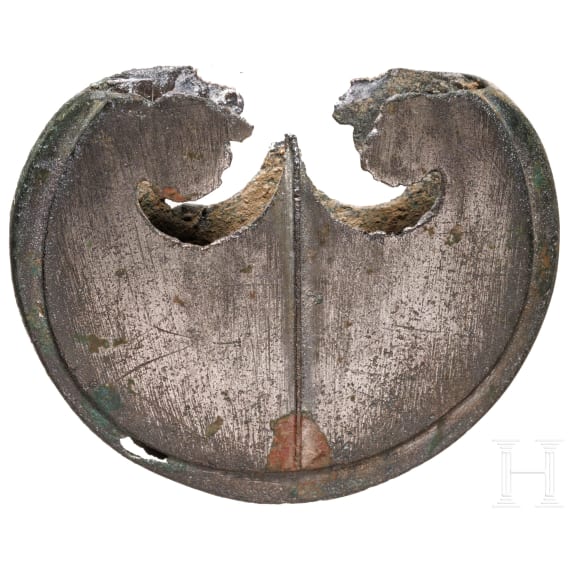 A Roman pelta-shaped chape, late 2nd - mid-3rd century A.D.