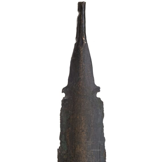 A Western European hilt sword made of bronze, Urnfield Culture (Hallstatt A period), 11th - 10th century B.C.