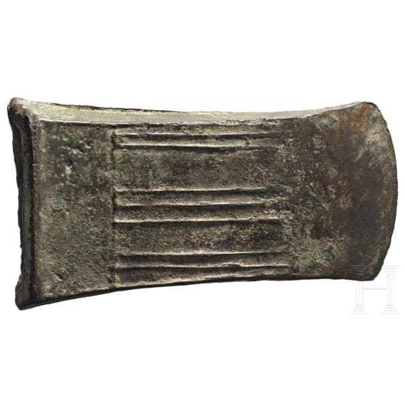 A South Siberian bronze spout axe, 9th - 6th century B.C.