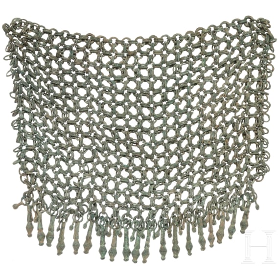 A ring braid with pendants made of bronze, Iron Age of Southeast Europe, 6th century B.C.