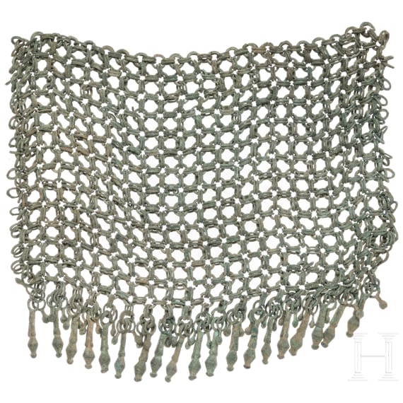 A ring braid with pendants made of bronze, Iron Age of Southeast Europe, 6th century B.C.