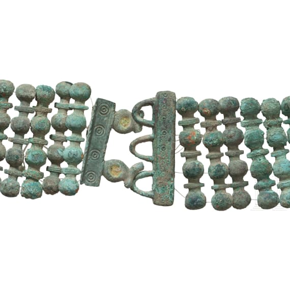A Bronze Age belt, circa 800 B.C.