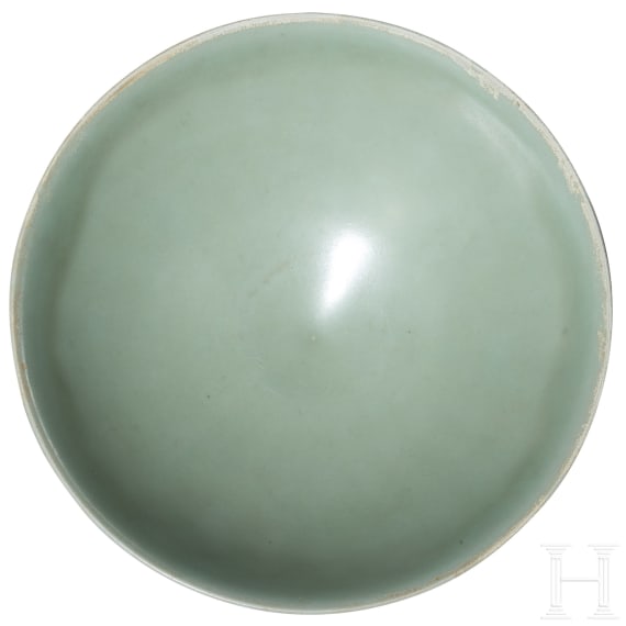 A Chinese Longquan-celadon bowl, probably southern Song Dynasty (1127 - 1279)