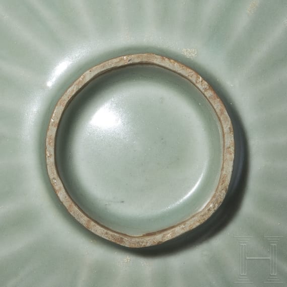A Chinese Longquan-celadon bowl, probably southern Song Dynasty (1127 - 1279)