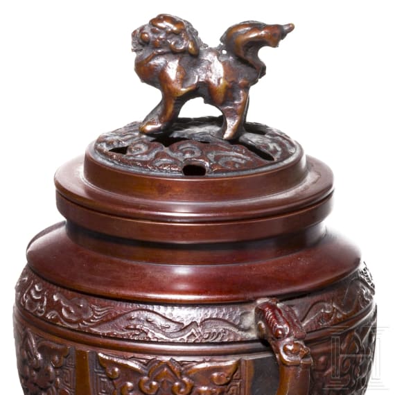 Three Chinese bronzes, 20th century
