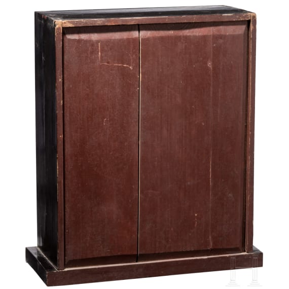 A gilded Chinese altar cabinet, 19h century