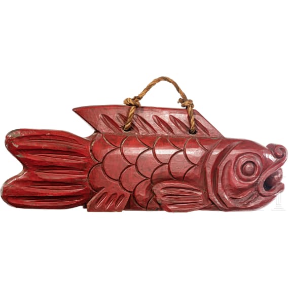 A Japanese tavern sign, Meiji period