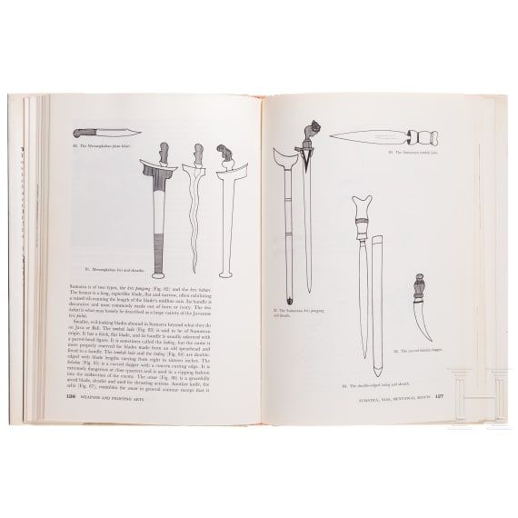 Eleven books on the subject of old weapons from the Near and Far East, DE/NL/EN