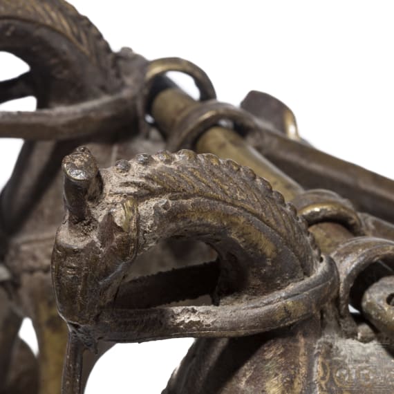 An Indian bronze ceremonial chariot, 20th century