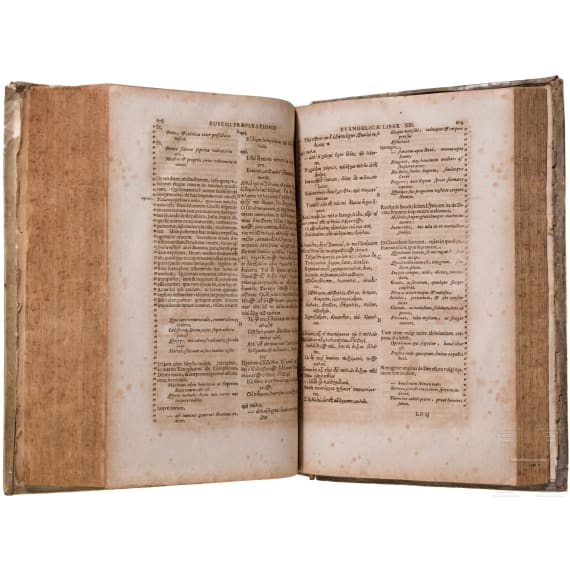 Eusebius von Caesaria - Praeparatio Evangelica, Cologne, dated 1688