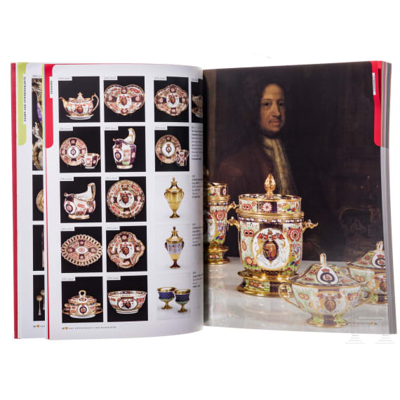 Three Sotheby's auction catalogs "The Royal House of Hanover", complete edition in a cassette, October 2005