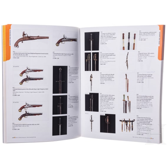 Three Sotheby's auction catalogs "The Royal House of Hanover", complete edition in a cassette, October 2005