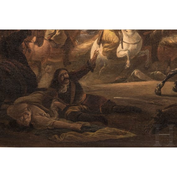 Jan Wyck (attr.), Battle Scene with Turkish Cavalry, Dutch, 17th century