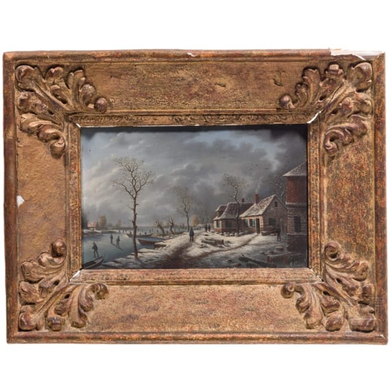 Albert-Alexandre Lenoir, Paysages d'hiver, Paris, dated 1889