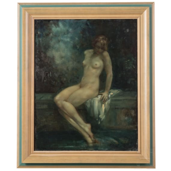 Arnulf de Bouch&eacute; (1872 - 1945), "The Bather", German, 19th/20th century