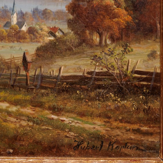 Hubert Kaplan (born 1940) - Pasture at the Tegernsee, Munich, 2nd half of the 20th century