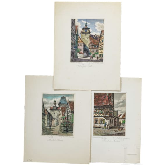 Georg Schmid (1866 - ?), Bavarian Impressions, German, 1st half of the 20th century