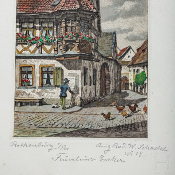 Georg Schmid (1866 - ?), Bavarian Impressions, German, 1st half of the 20th century