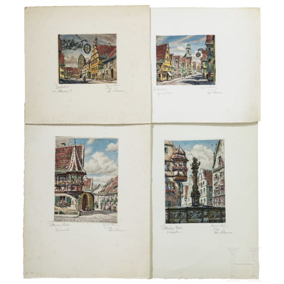 Georg Schmid (1866 - ?), Bavarian Impressions, German, 1st half of the 20th century