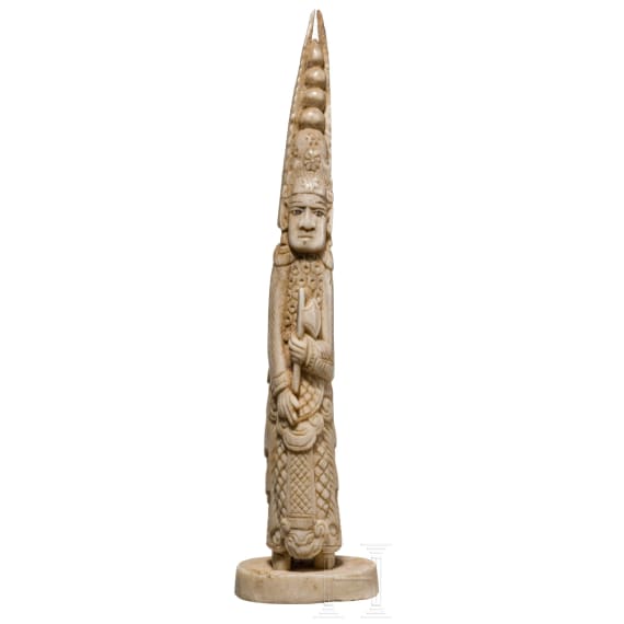 An Indian ivory figure, circa 1900