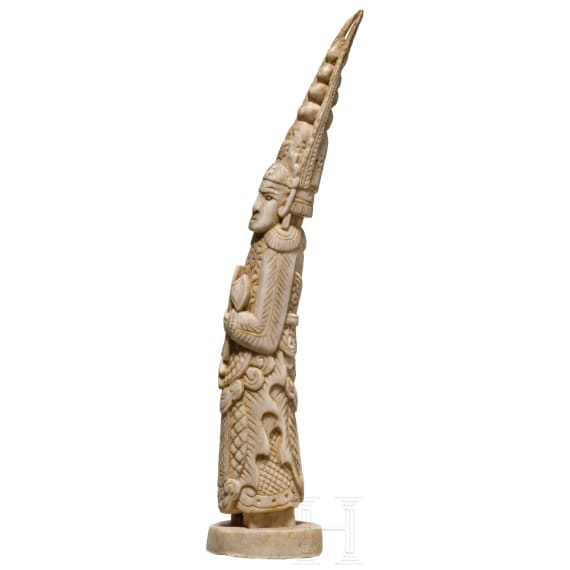 An Indian ivory figure, circa 1900