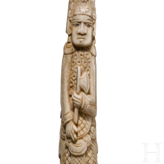 An Indian ivory figure, circa 1900