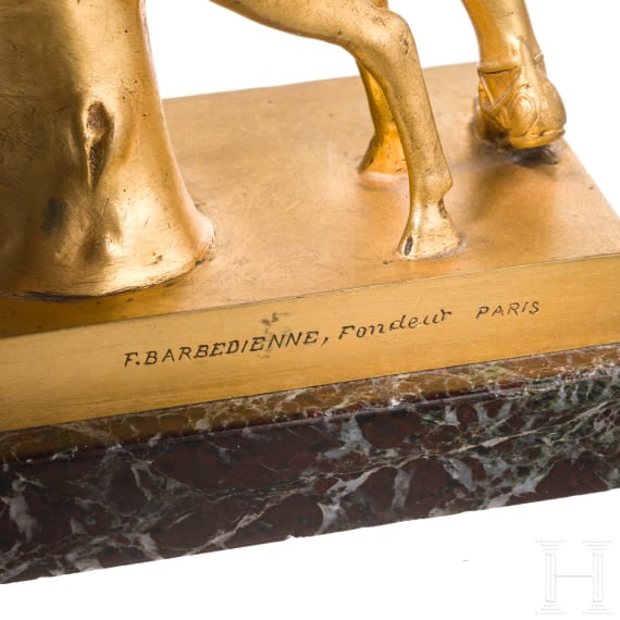 Ferdinand Barbedienne (1810 - 1892) - a fire-gilt bronze "Diana of Versailles", Paris, 19th century