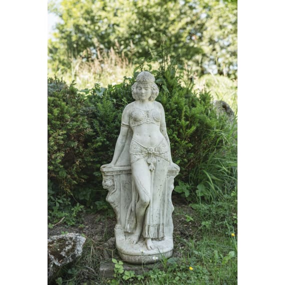 A female cast stone dancer, cast stone, 2nd half of the 20th century