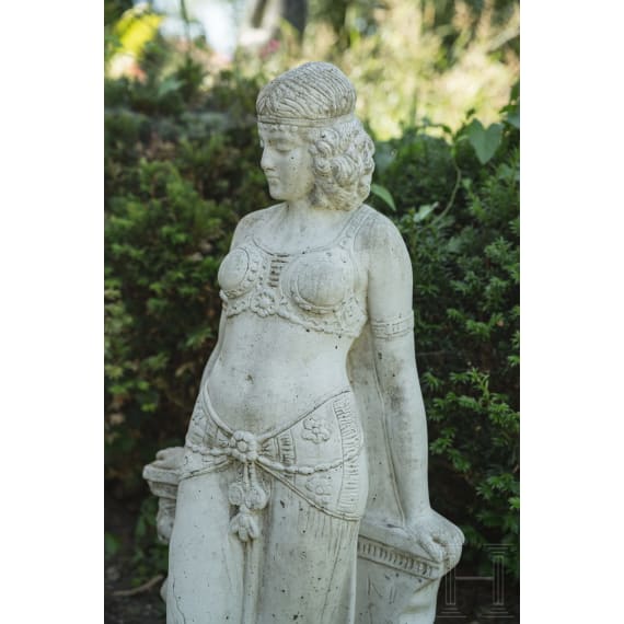A female cast stone dancer, cast stone, 2nd half of the 20th century